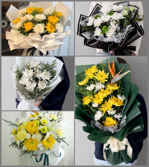 四川绵阳盐亭县双碑乡白事花束代送